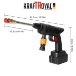 Акумулаторна водоструйка Kraft Royal 36V с батерия и зарядно | Почистване навсякъде без кабели - Image 2