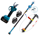 3 в 1 градински комплект KRAFT ROYAL 36V 8.0Ah включва ножица, резачка и телескопичен прът - Image 4