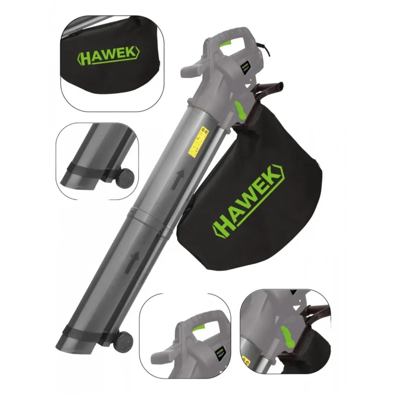 Електрическа духалка за листа – Листосъбирач 3500W с три режима на работа HAWEK