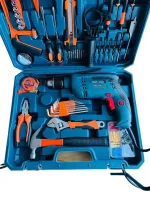 Пробивна бормашина KraftRoyal 1200w. + 111 части Куфар с инструменти - Image 5