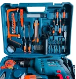 Пробивна бормашина KraftRoyal 1200w. + 111 части Куфар с инструменти - Image 6