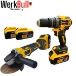 Акумулаторни Ударен Винтоверт и Безчетков Ъглошлайф Werkbull 36V,6Ah - Image 2