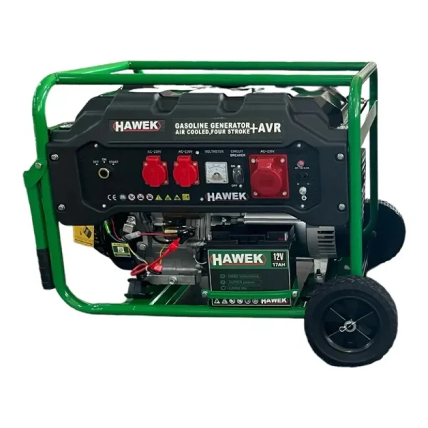 Бензинов монофазен генератор за ток 6,5 KW – агрегат HAWEK PRO четиритактов