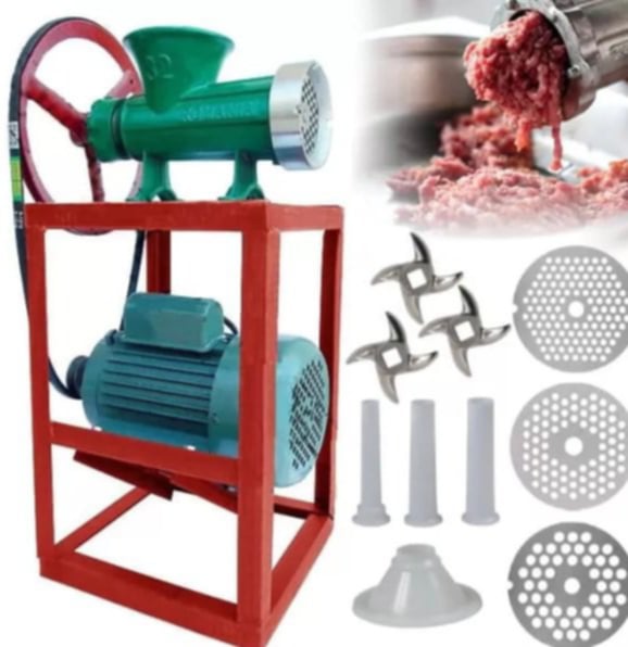 Месомелачка №32 чугунена с електромотор 1.5 kW – 1500 об./мин, с ножове и решетки