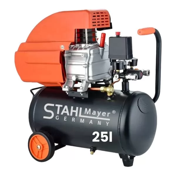 Комплект пневматични инструменти 5 части + компресор 25L 1500W | Partner - Image 2