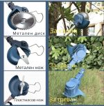 Резачка за клони 15см шина с 2 вериги + Тример за трева – акумулаторни 36V 8,0AH KRAFTROYAL с 4 - Image 3
