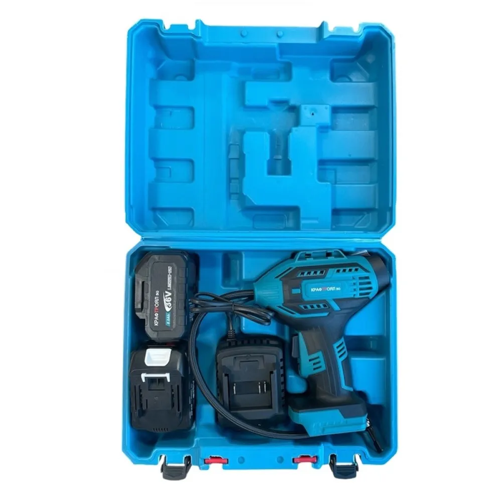 Акумулаторен Компресор за гуми KraftRoyal 36V-8Ah. С 2 батерий. 11 атм. - Image 2