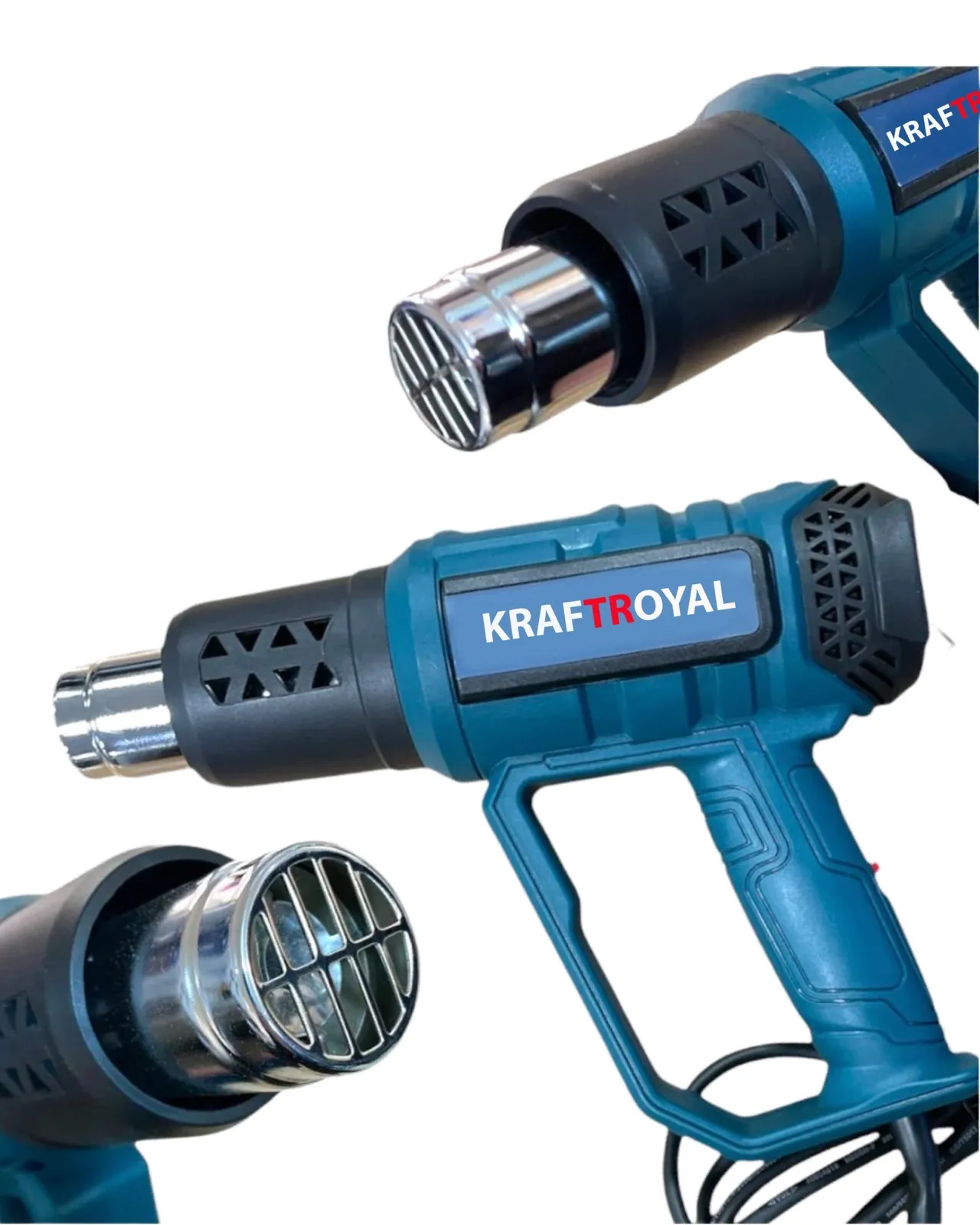 Електрически Пистолет за Горещ въздух 2000 вата. KraftRoyal с 8 степени на работа - Image 2