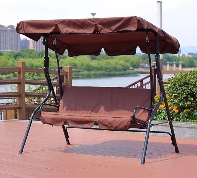 3-Местна Градинска Люлка със Сенник – Удобство и Стил за Вашата Градина