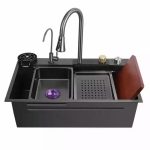 Smart Sink V1 2025 – Смарт кухненска мивка с LED дисплей и аксесоари - Image 2
