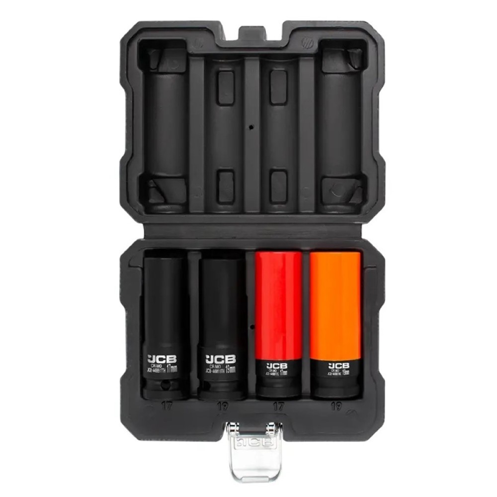 Комплект тънкостенни ударни вложки JCB 1/2" – 4 части - Image 3