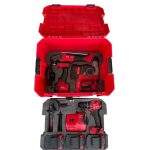 KraftRoyal Red MX Fuel 4 в 1 – модел 2025. Подобрени мотори, батерии и защита. Перфоратор/къртач, гайковерт, винтоверт и ъглошлайф с 3 батерии. - Image 3