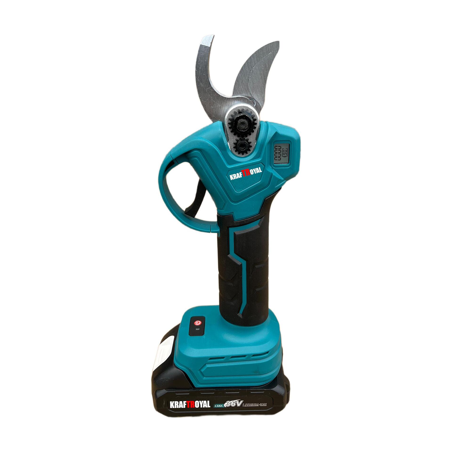 KRAFT ROYAL 36V – Безчеткова акумулаторна лозарска ножица с 2 батерии - Image 5