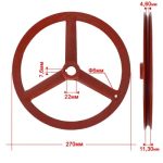 Месомелачка №32 с електромотор 2.2kW и метална фуния – Румънска - Image 5
