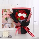 Декоративен букет рози – Елегантен подарък с послание - Image 5