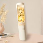 Букет ароматни рози с LED лампички в луксозна подаръчна кутия - Image 3