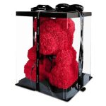 Мече от рози 40 см – Луксозен подарък за специални моменти - Image 6