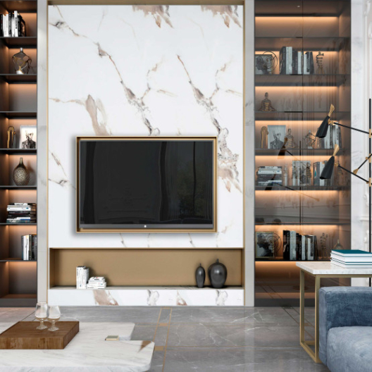 PVC Панел „Андреа“ – Гланцова стенна облицовка за модерен интериор