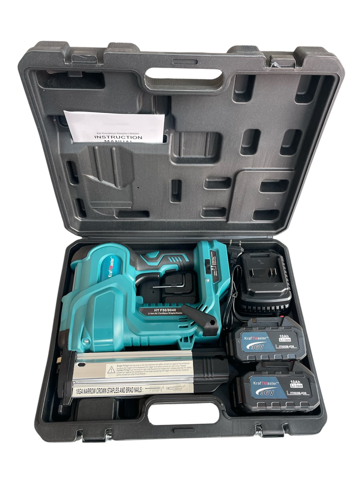 Акумулаторен такер KraftMaster 36V с 2 батерии 10Ah – Професионална мощност без кабели - Image 3