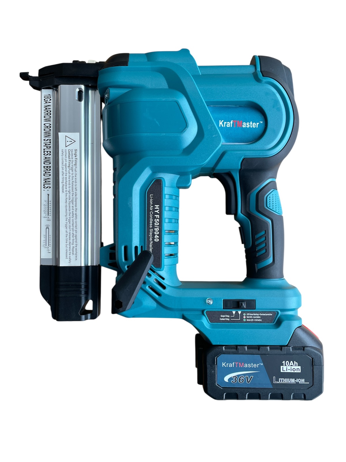 Акумулаторен такер KraftMaster 36V с 2 батерии 10Ah – Професионална мощност без кабели - Image 2