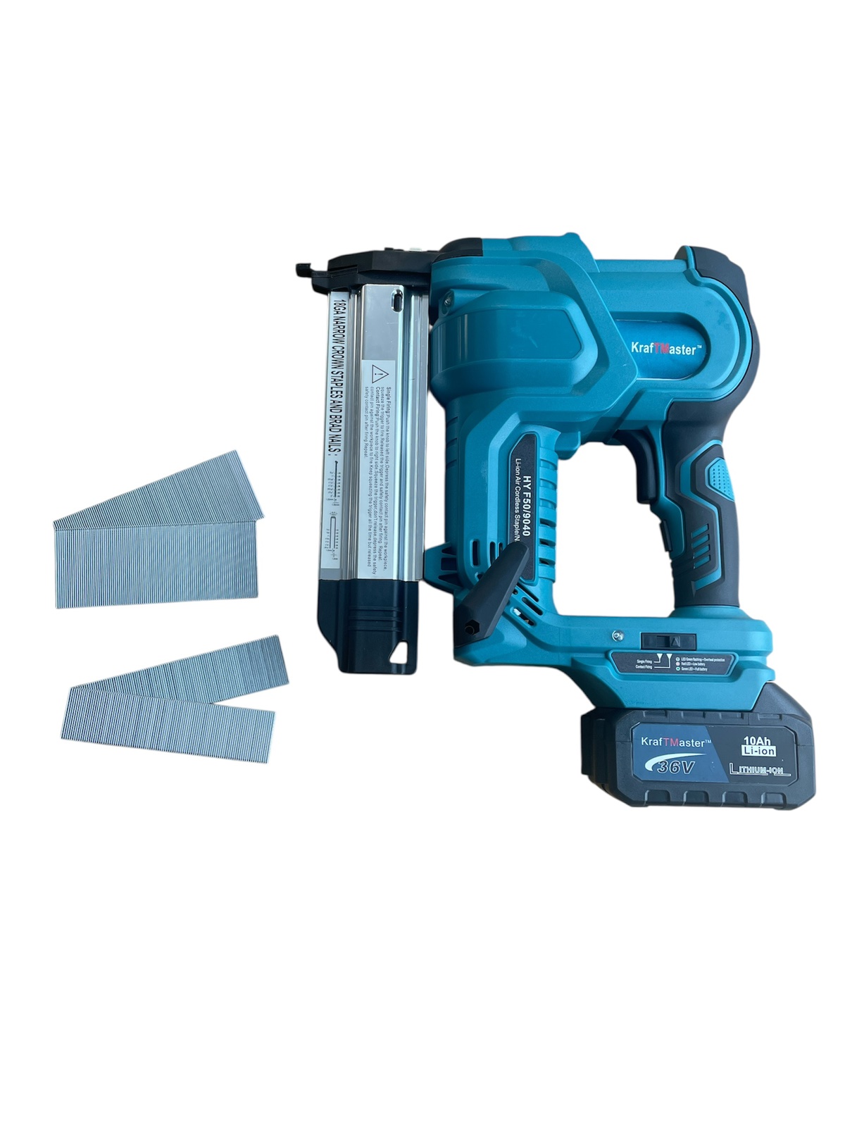 Акумулаторен такер KraftMaster 36V с 2 батерии 10Ah – Професионална мощност без кабели - Image 4