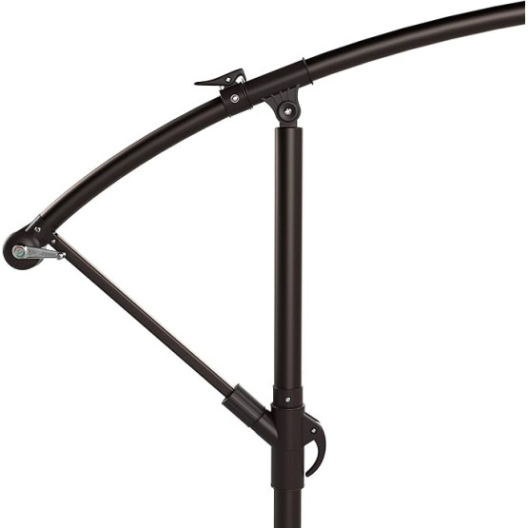 Градински Висящ Чадър 3м – UV Защита 80, Метална Конструкция - Image 4