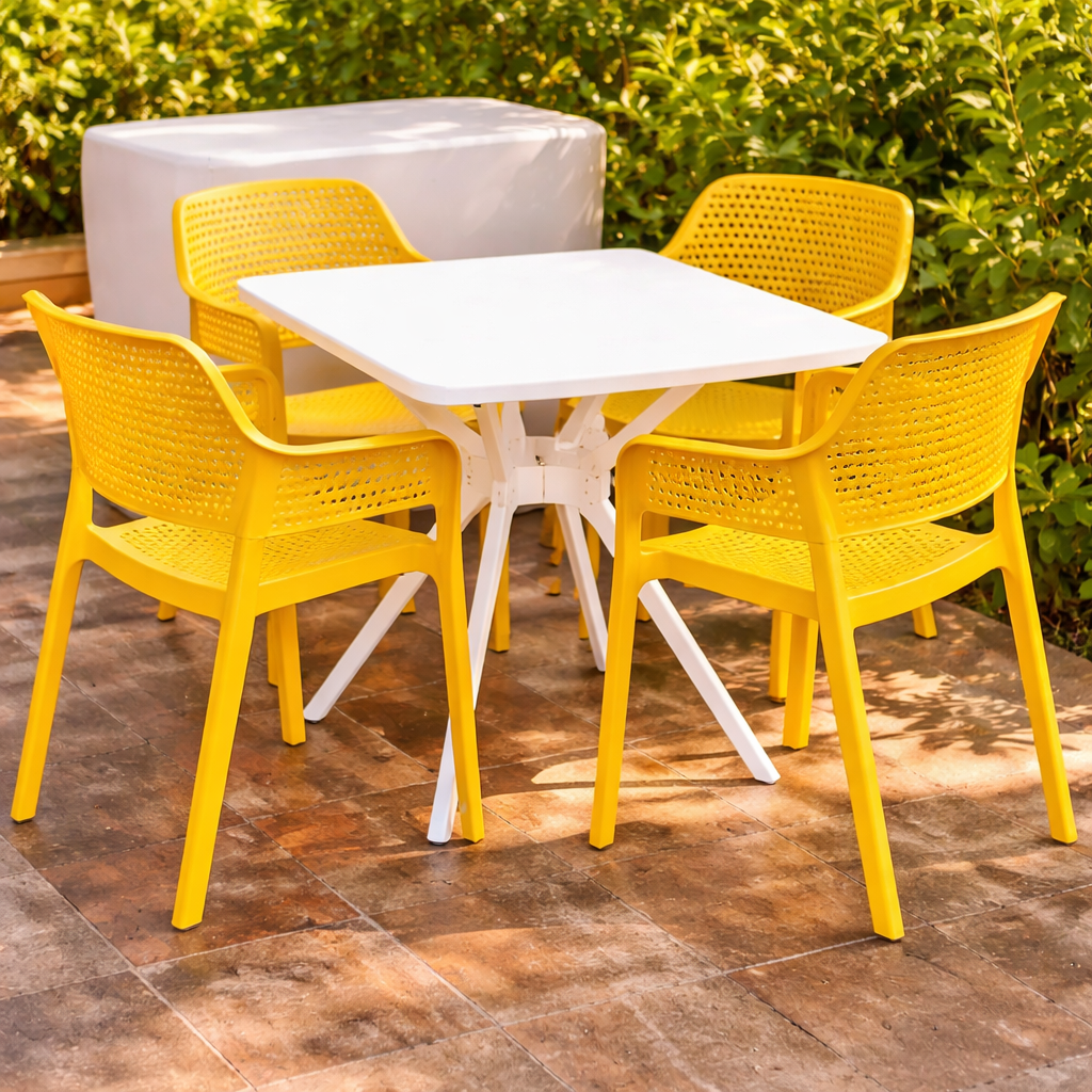 Градински Комплект Hawai Столове (4 бр.) – Модерен и Устойчив - Image 4