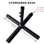 Двоен градински чадър 450x265 см – MAXIMO със стойка - Image 5