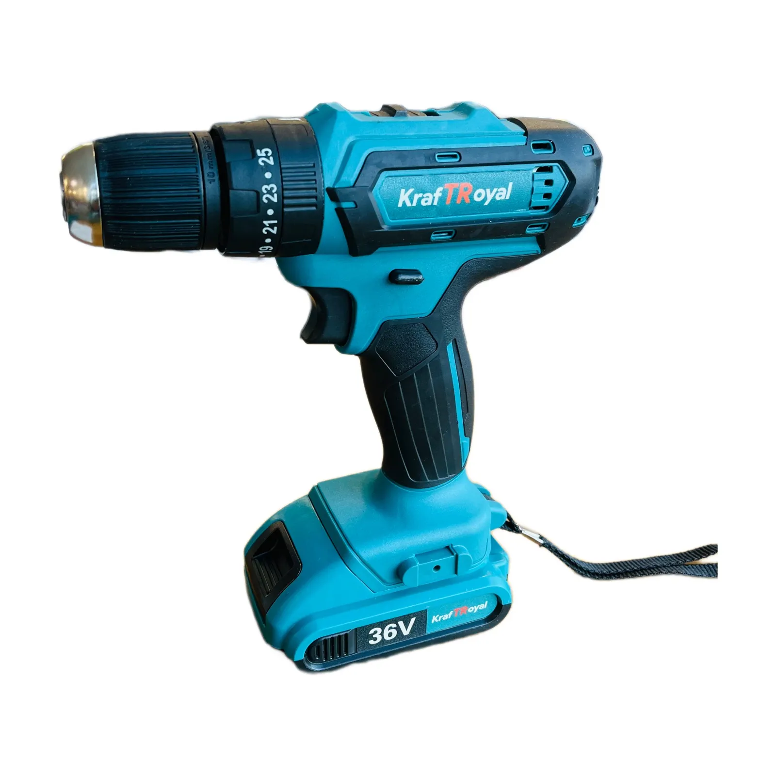Акумулаторен ударен винтоверт Kraft Royal 36V 8Ah с 2 батерии и комплект в куфар - Image 3