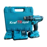 Акумулаторен ударен винтоверт Kraft Royal 36V 8Ah с 2 батерии и комплект в куфар - Image 2
