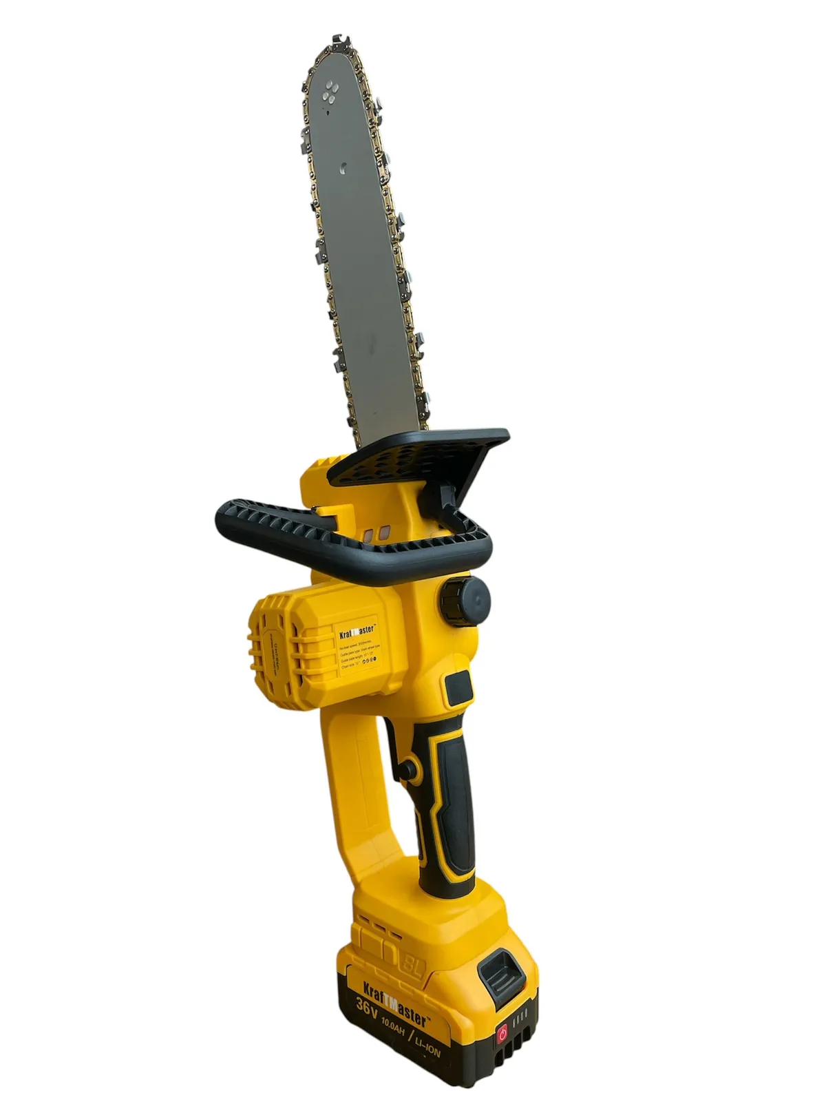 Акумулаторна резачка KrafTMaster 36V 10Ah с 30 см шина и 2 батерии - Image 5