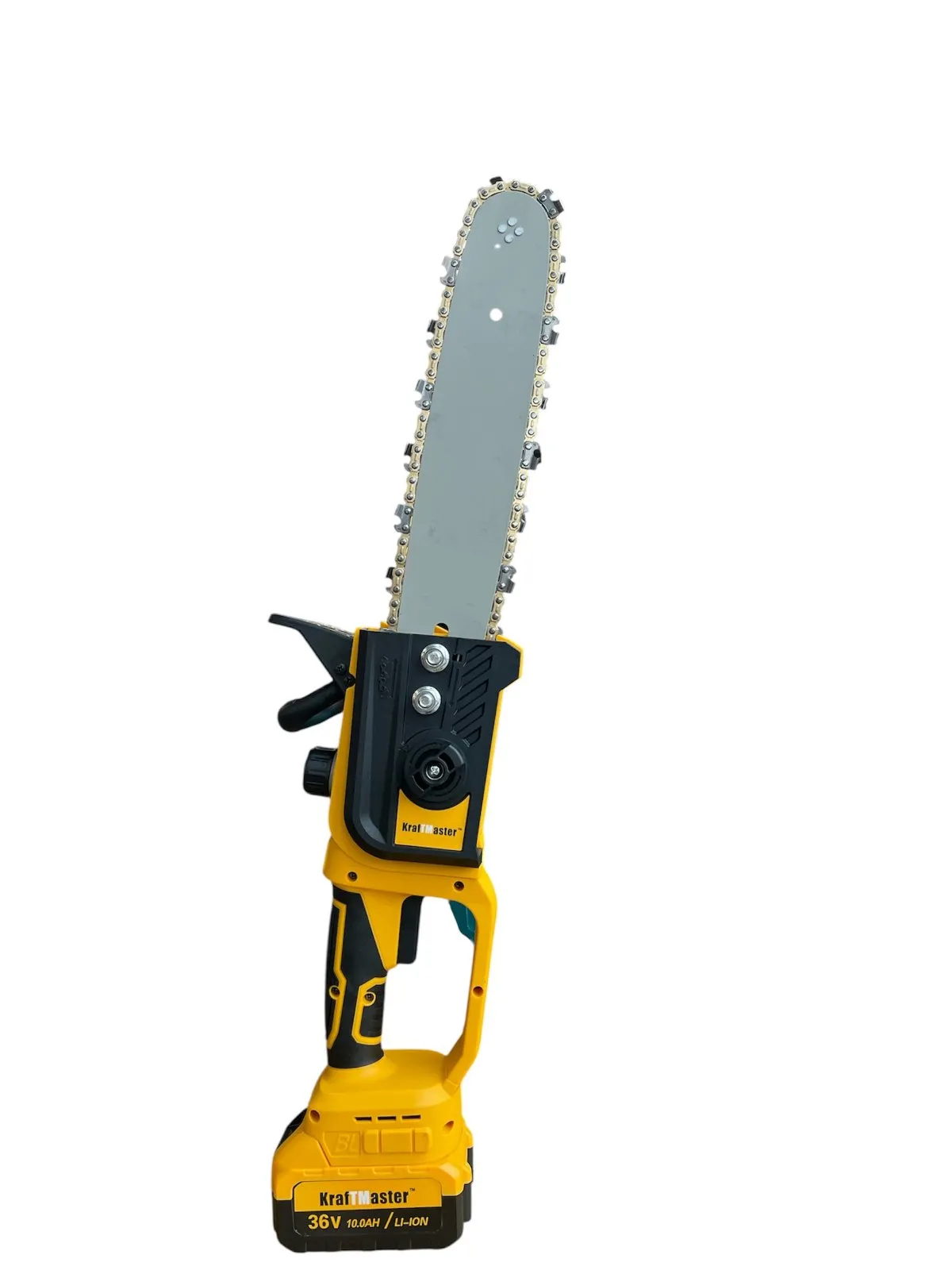 Акумулаторна резачка KrafTMaster 36V 10Ah с 30 см шина и 2 батерии - Image 2