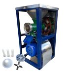 Електрическа месомелачка №32 с мотор 1500 W – 150–300 кг/ч, чугунена стойка и аксесоари - Image 2